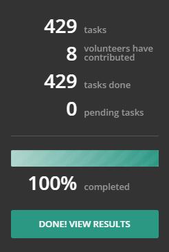 crowdcrafting · Project- Testiranje platforme prava za pristup informacijama · Statistics (3)